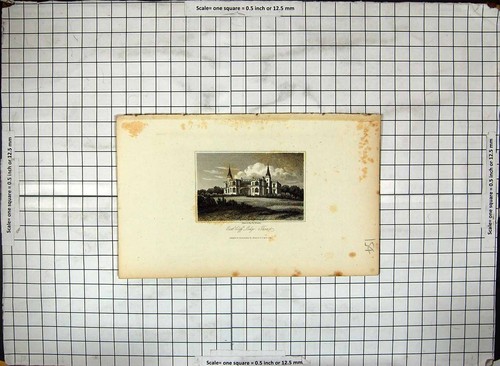 Antique old print east - print,