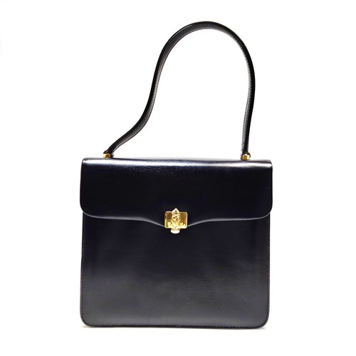 Launer hand bag - hand, black
