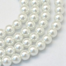 8mm 1/3" GLASS PEARL NECKLACE 70 FASHION COLOUR 16" 18" 20" SM