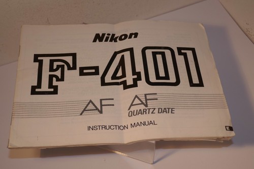 Nikon 401 slr instruction - slr,