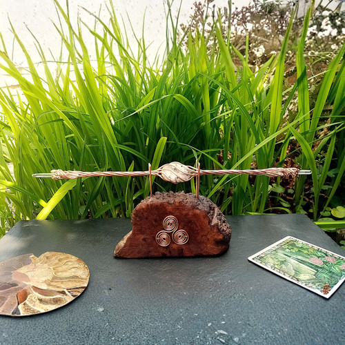 Copper and crystal - crystal, with