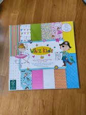 Whiz Kids 12x12 Premium Paper. 22 Sheets. 2 Of 11 Designs (One Missing) 150gsm