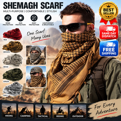 100 soft cotton shemagh - 100%, scarf