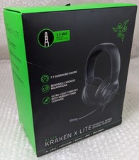 RAZER Kraken X Lite Essential Wired Gaming Headset w/ 7.1 Surround Sound -Black
