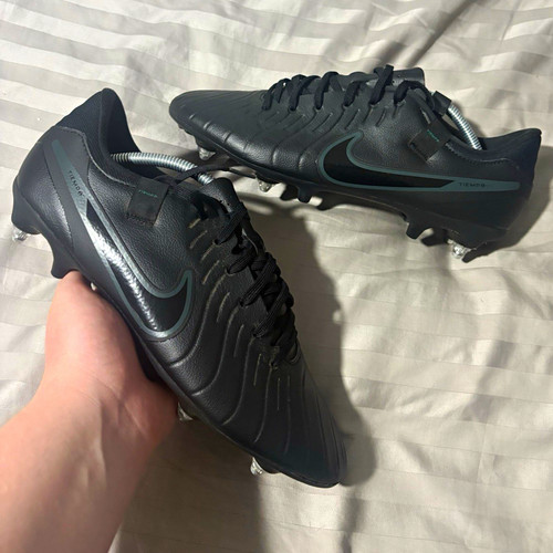 Nike tiempo black - black, football