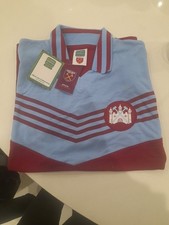 West ham retro footballshirt L