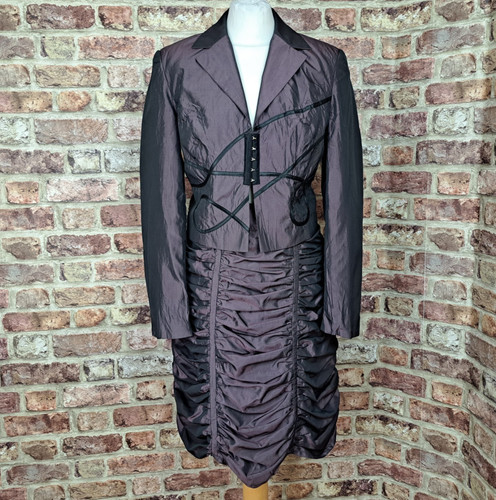 Hem saitin skirt suit 12 - saitin, 10