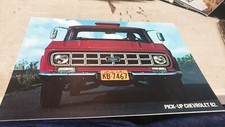 1982 CHEVROLET PICKUP Brazil Market Sales Brochure VERY RARE 