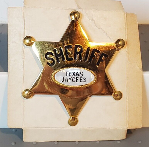 Vintage texas jaycees sheriff - texas,