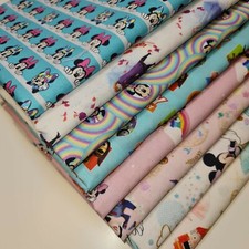 Disney 100% Cotton Fabric Princess Mickey ToyStory Dress Craft Quilting Material