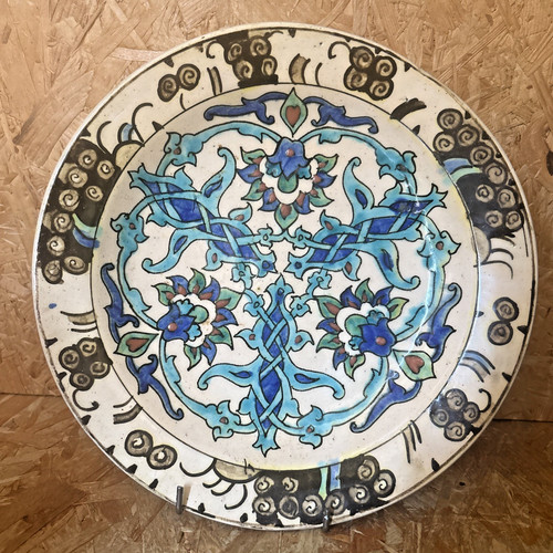 Vintage turkish hand painted - turkish,