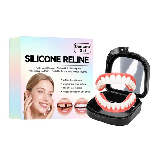 Denture kit natural looking - kit, natural-looking