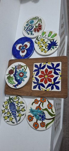 Turkish iznik ceramic tile - turkish,