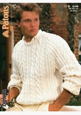 Men's Cable Sweater Vintage