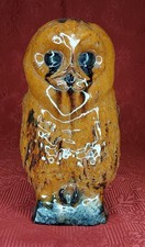 Pottery Owl Figurine.