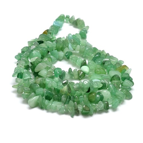 Green aventurine gemstone bead - gemstone,