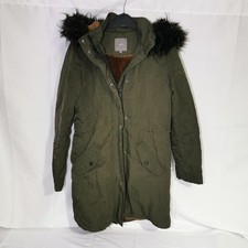 Next Khaki Green Parka Coat