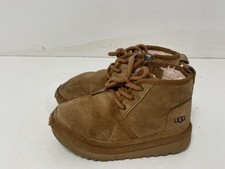 UGG Kids Boys Brown Suede Lace