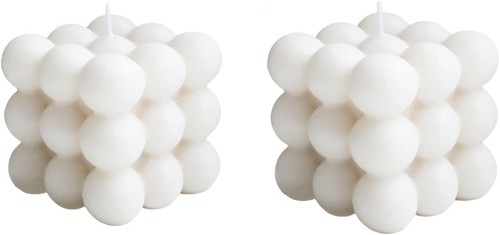Bubble candle pcs cube - candle,2,