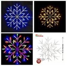 50 LED Snowflake Star Window