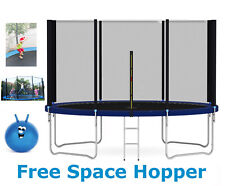 Trampoline 6FT 8FT 10FT 12FT 14 FT with Enclosure Spring Cover & Ladder