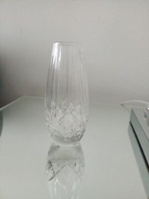 Cut Glass Flower Vase Elegant