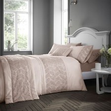 Luxury Bedding Set Duvet Cover Set OR Runner Sequin White Silver Pink Black