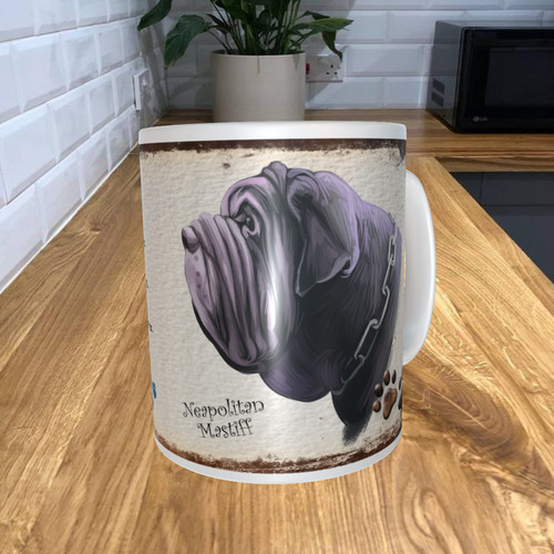 Neapolitan mastiff dog 11oz - neapolitan,
