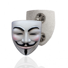 Guy Fawkes Mask (Pin/Badge)