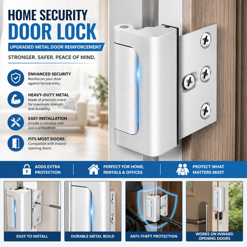 Home security door lock - security,