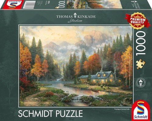 Schmidt evening autumn lake - schmidt,