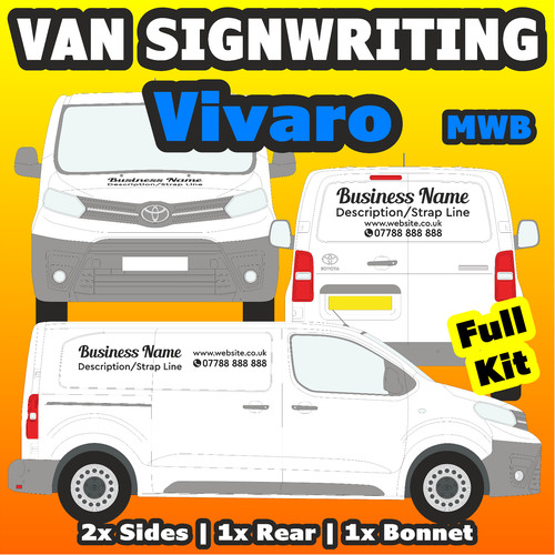 Vauxhall vivaro van sign - vauxhall,