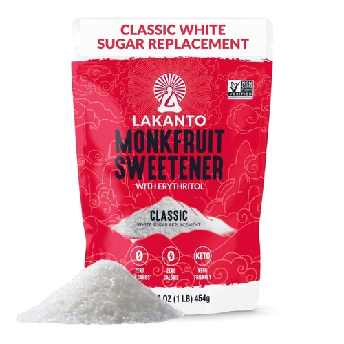 Monk fruit sweetener with - monk,
