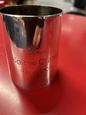 Vintage  Silver Plate Half