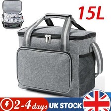 NEW Large Insulated Cool Cooler Carry Sandwich Drinks Picnic Cold Travel Bag 15L