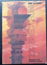 ZX Spectrum - Microdrive and Interface 1 Manual - 1983 1st Ed PB Book Sinclair 