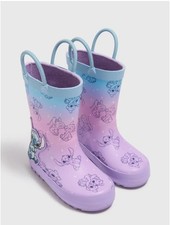 Disney Lilo And Stitch Wellies | Cute Toddler  Wellington Boots Size 4 Eu 20