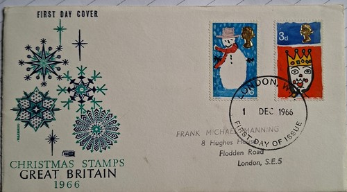 First day cover - day, christmas