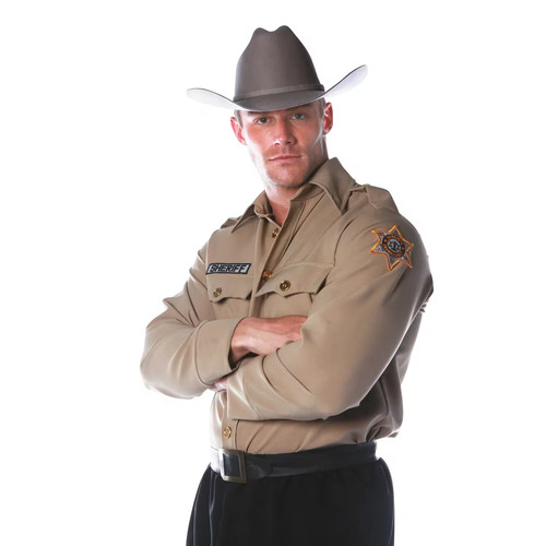 Men sheriff shirt costume - shirt,