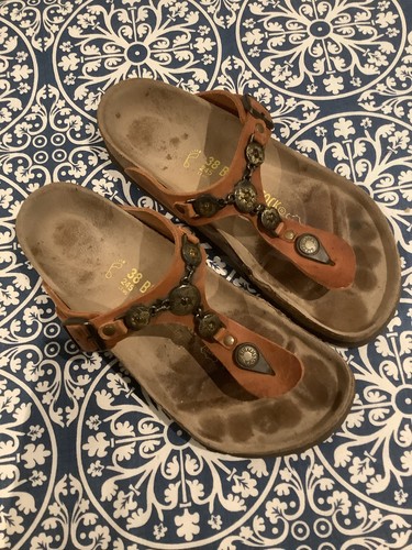Birkenstock gizeh orange tan - gizeh,