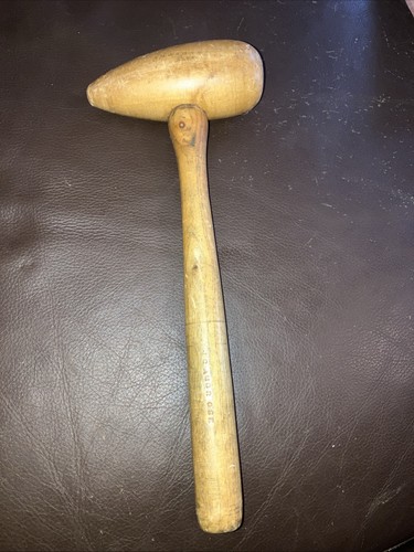 Vintage wooden bossing mallet - vintage,