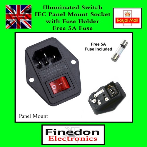 Pin iec320 c14 inlet - 3,
