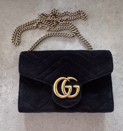 Gucci velvet marmont - gg,