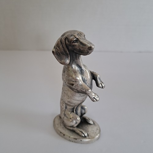 Vtg peltro italy dachshund - vtg,