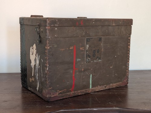 Ww1 wooden ammo box - ammo,