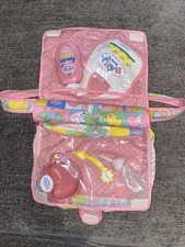Vintage Baby Born Doll Changing Bag and Accessories