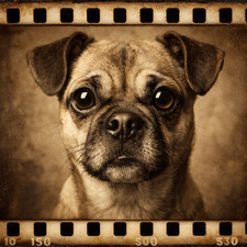 Jug Puppy Dog Echoes on Film