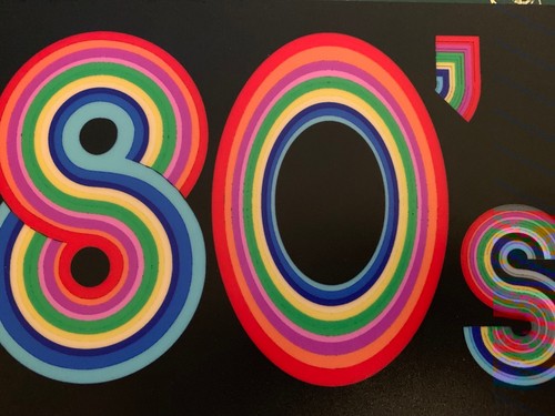 80s flashing shirt - 80s,