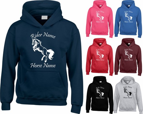 Personalised horse hoodie - personalised,