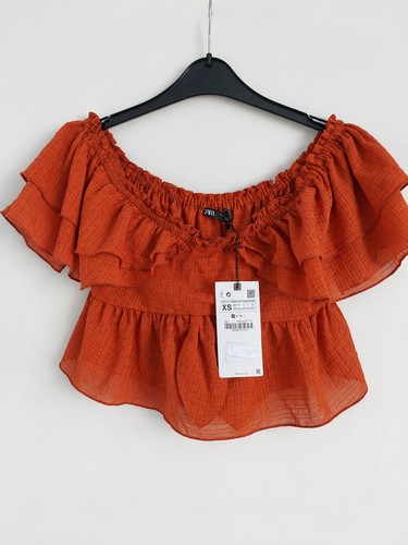 Zara orange rust off - zara,